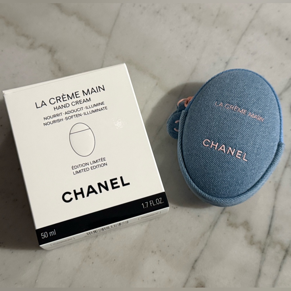 NIB CHANEL La Crème Main Hand Cream Limited Edition Spring 2026 Denim Collection